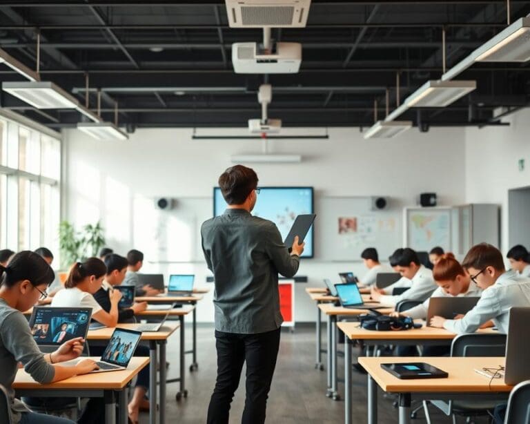 Wie organisiert ein Lehrer digitalen Unterricht?