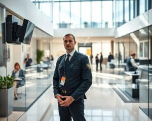 Was leistet ein Sicherheitsdienst im Firmengebäude?