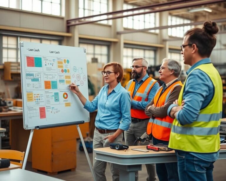 Wie hilft ein Lean-Coach in Werkstaetten?