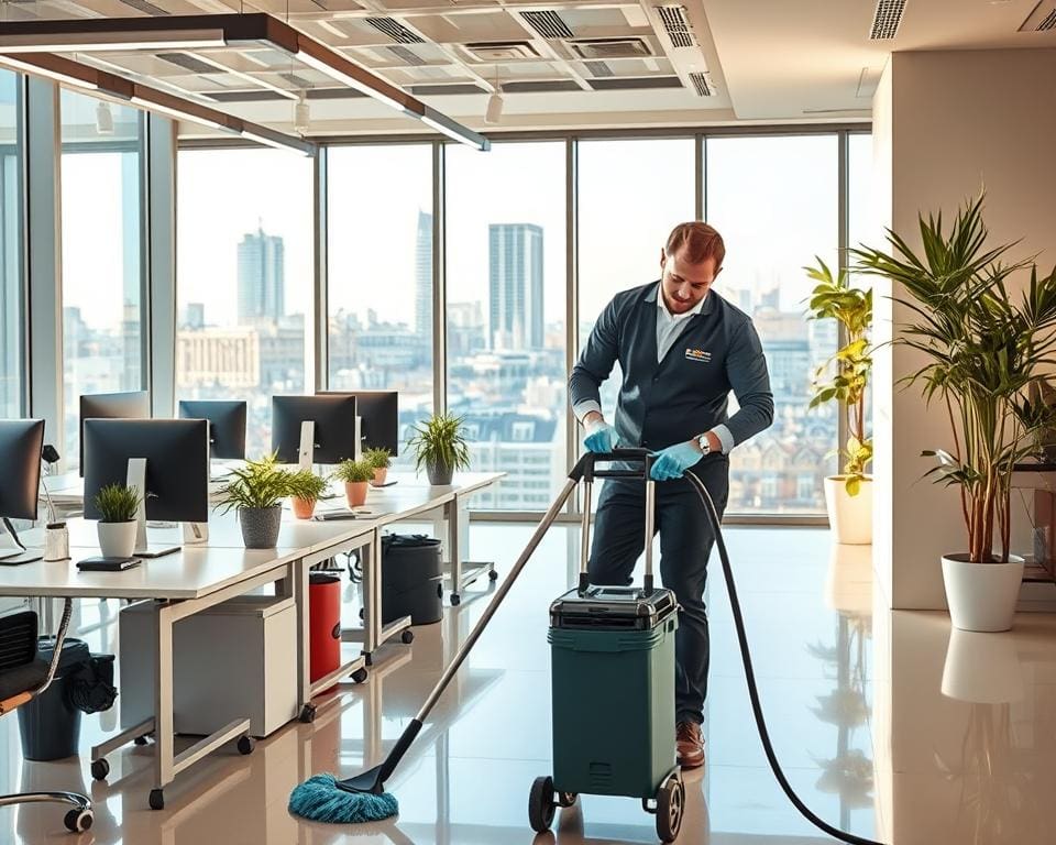 Wie sorgt regelmäßige Unterhaltsreinigung für saubere Büros?
