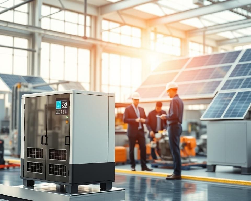 Wie werden Stromspeicher in Produktionsprozesse integriert?