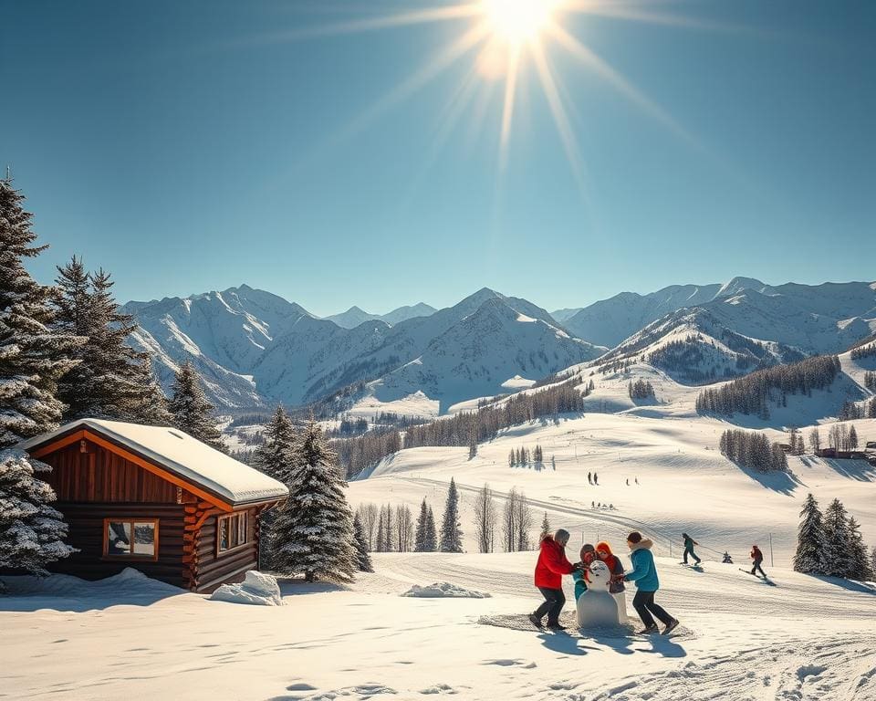 Winterurlaub in den Bergen genießen
