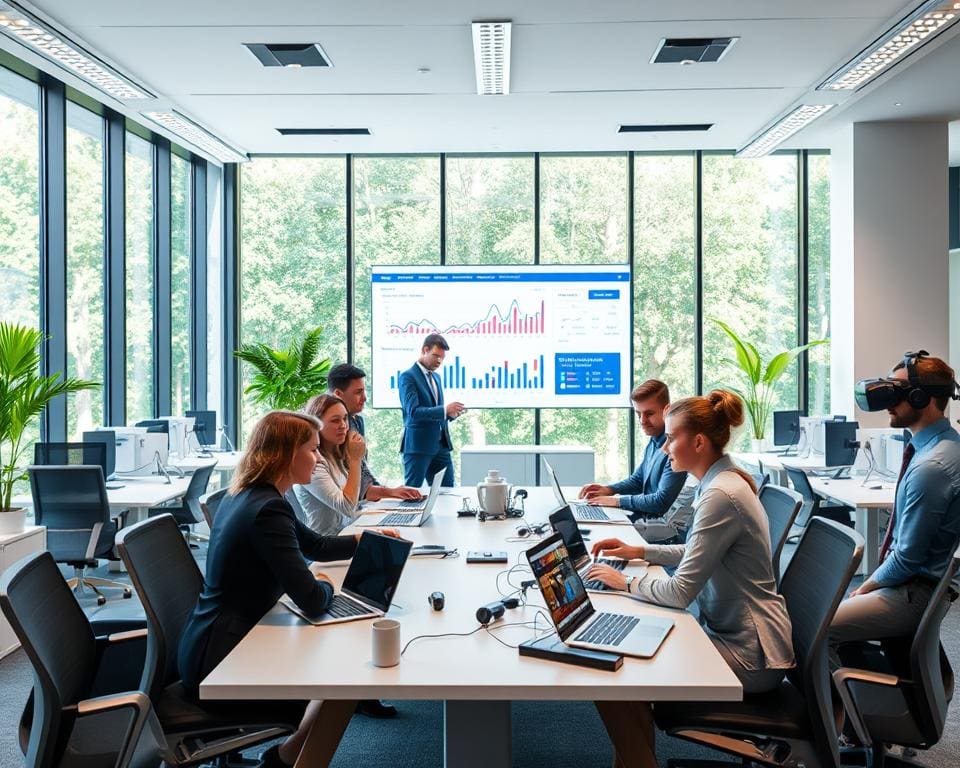 Wie unterstützen technische Lösungen moderne Arbeitsplätze?