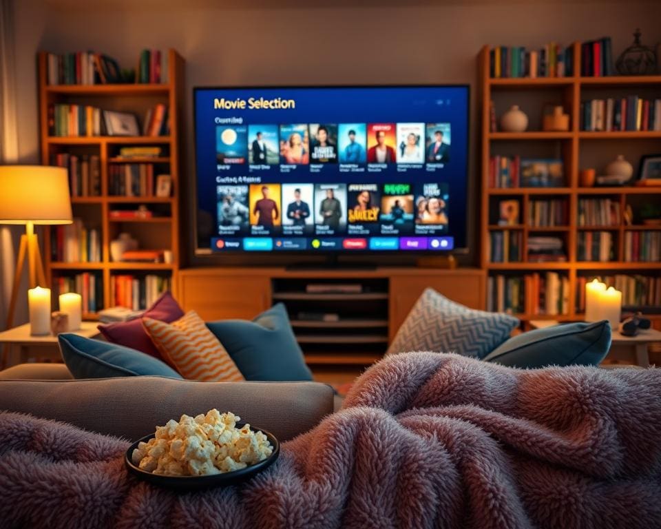 Wie wählt man Filme für einen entspannten Abend aus?