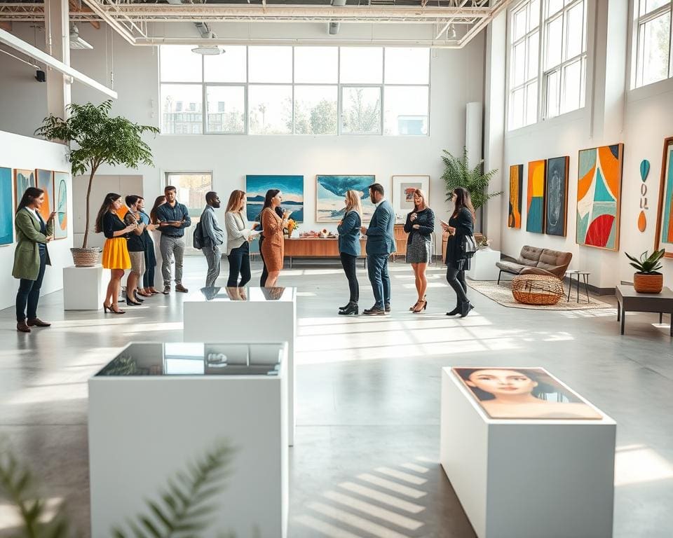 Wie plant man eine offene Galerie?