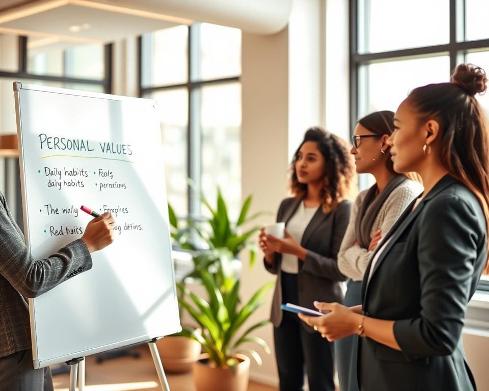 Wie verbindest du Werte mit Gewohnheiten?