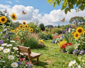 Was sind Vorteile eines blühenden Gartens?