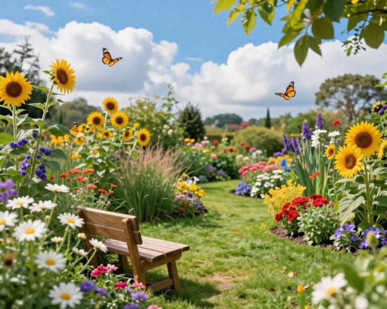 Was sind Vorteile eines blühenden Gartens?