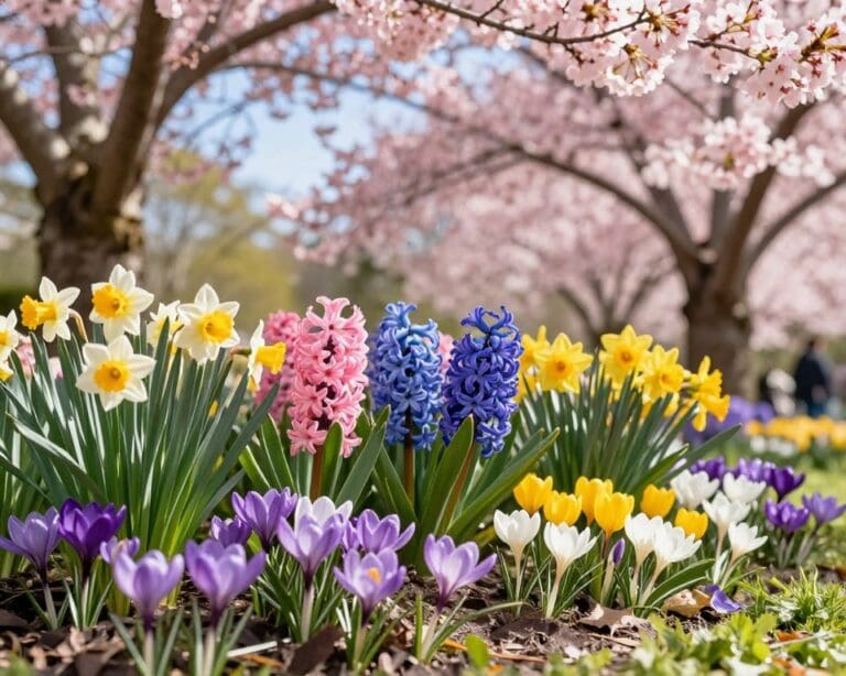 Welche Pflanzen blühen im März und April?