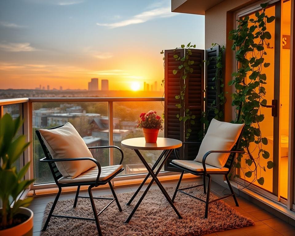 Balkon gemütlich gestalten