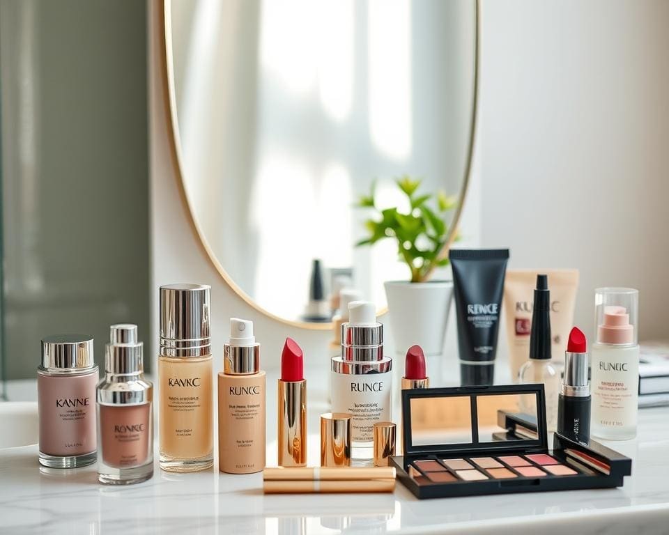 Beauty Produkte Routine