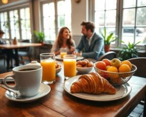 Cafés Frühstück