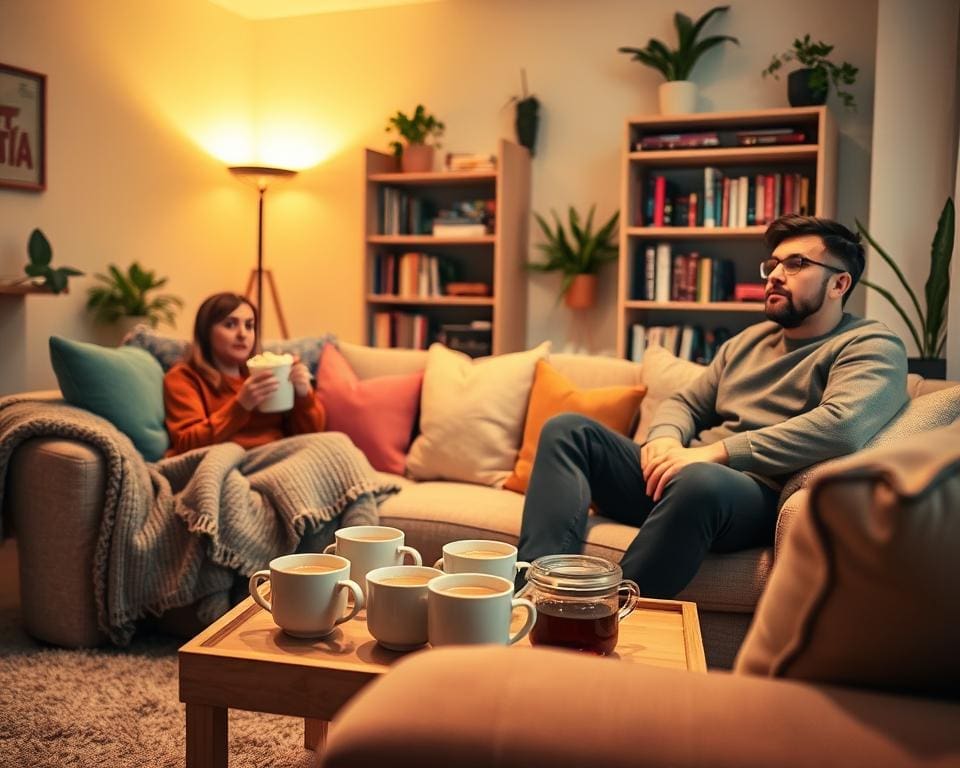 Serien gemütliche Abende