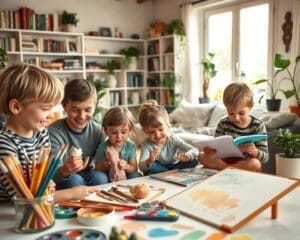 kreative Freizeitaktivitäten zuhause