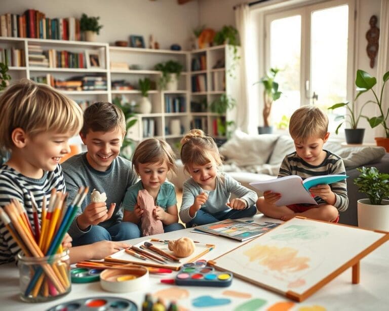 kreative Freizeitaktivitäten zuhause