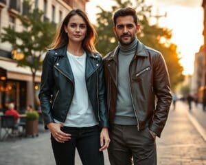 Lederjacke